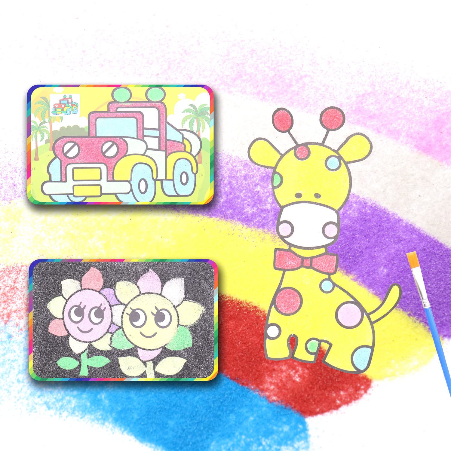 Amazon.co.jp: カラフルなサンドアートサンド 18ポンド 色付き砂